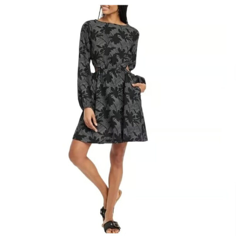 Women's Balloon Long Sleeve Mini A-Line Dress - Universal Thread™